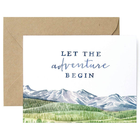 Card: Let The Adventure Begin