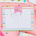 Load image into Gallery viewer, Planner: Striped Weekly List Pad
