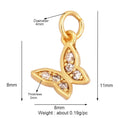 Load image into Gallery viewer, Mini Butterfly Charm For Charm Bar & Charm Necklace
