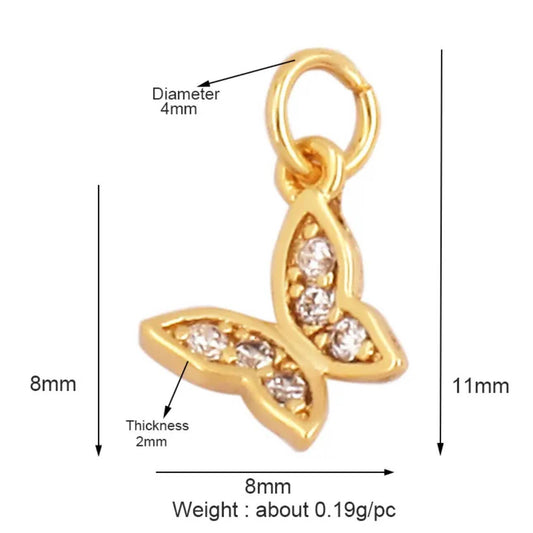 Charm (Mini Series): Mini Butterfly Charm