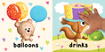 Load image into Gallery viewer, Board Book: Brilliant Birthday Baby - Children's Touch and Feel and Learn Sensory Book
