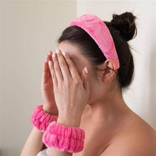 Spa Set: Drip Eraser Headband + Wristbands