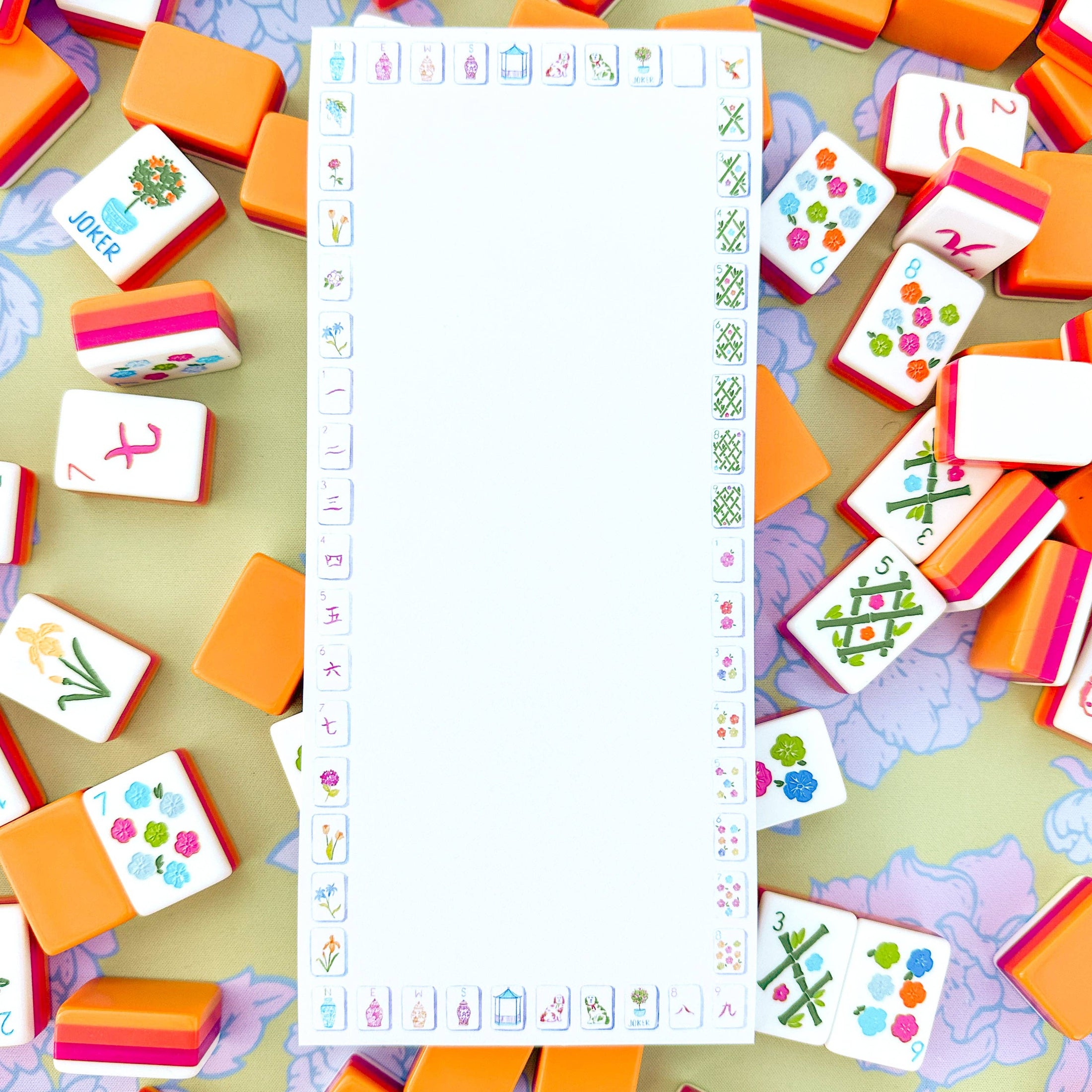 Mahjong: Sunset Tiles Border Listpad