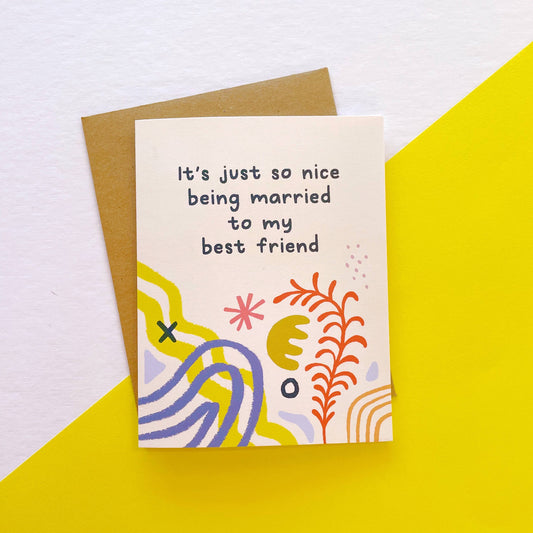 Card: Married Friend Greeting Card