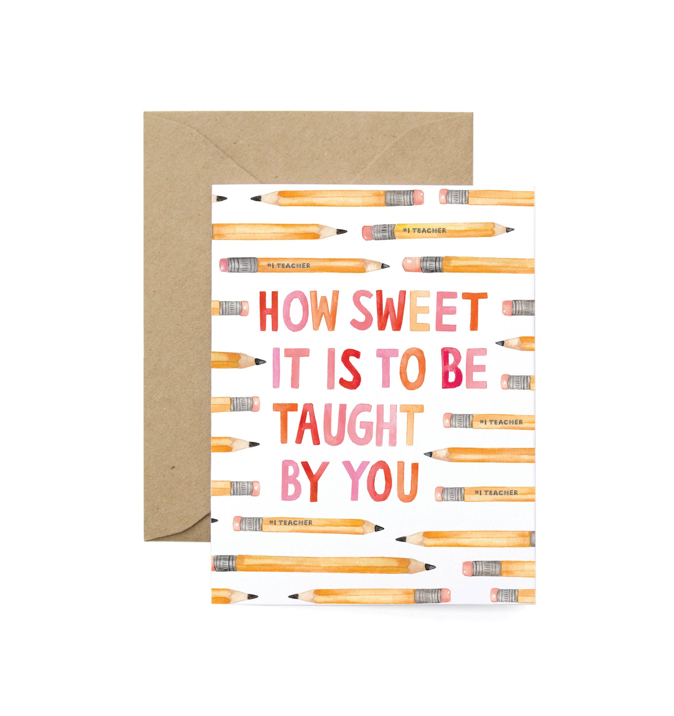 Teacher Appreciation Greeting Card