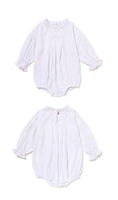 Load image into Gallery viewer, Linen Baby Girl Rompers (Long Sleeve)
