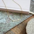 Load image into Gallery viewer, Necklace: Be Still (14K gold plated)
