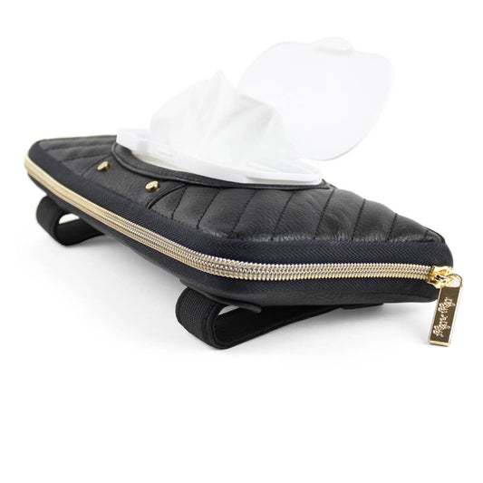 Travel Wipes Case: Jetsetter Black