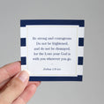 Load image into Gallery viewer, Scripture Static Cling: Be Strong and Courageous
