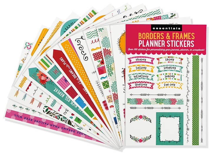 Stickers: Planner Essentials Borders & Frames