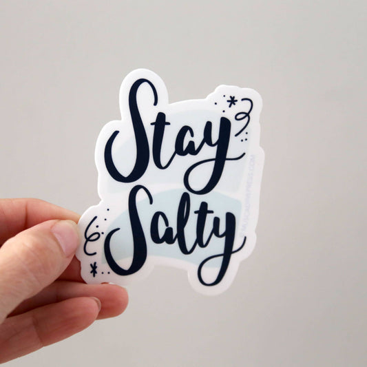 Sticker: Vinyl Sticker, Stay Salty