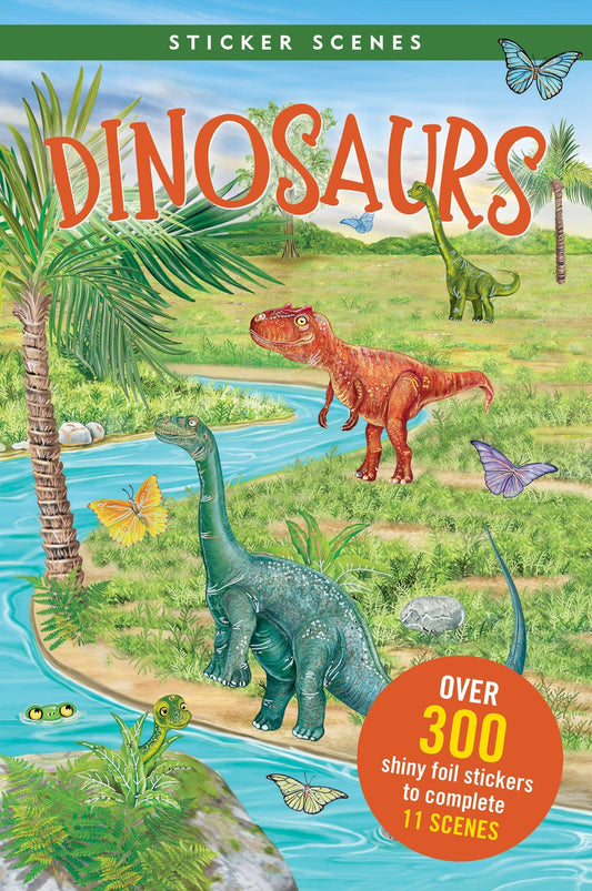 Activity Book: Sticker Scenes - Dinosaurs