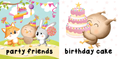 Load image into Gallery viewer, Board Book: Brilliant Birthday Baby - Children's Touch and Feel and Learn Sensory Book
