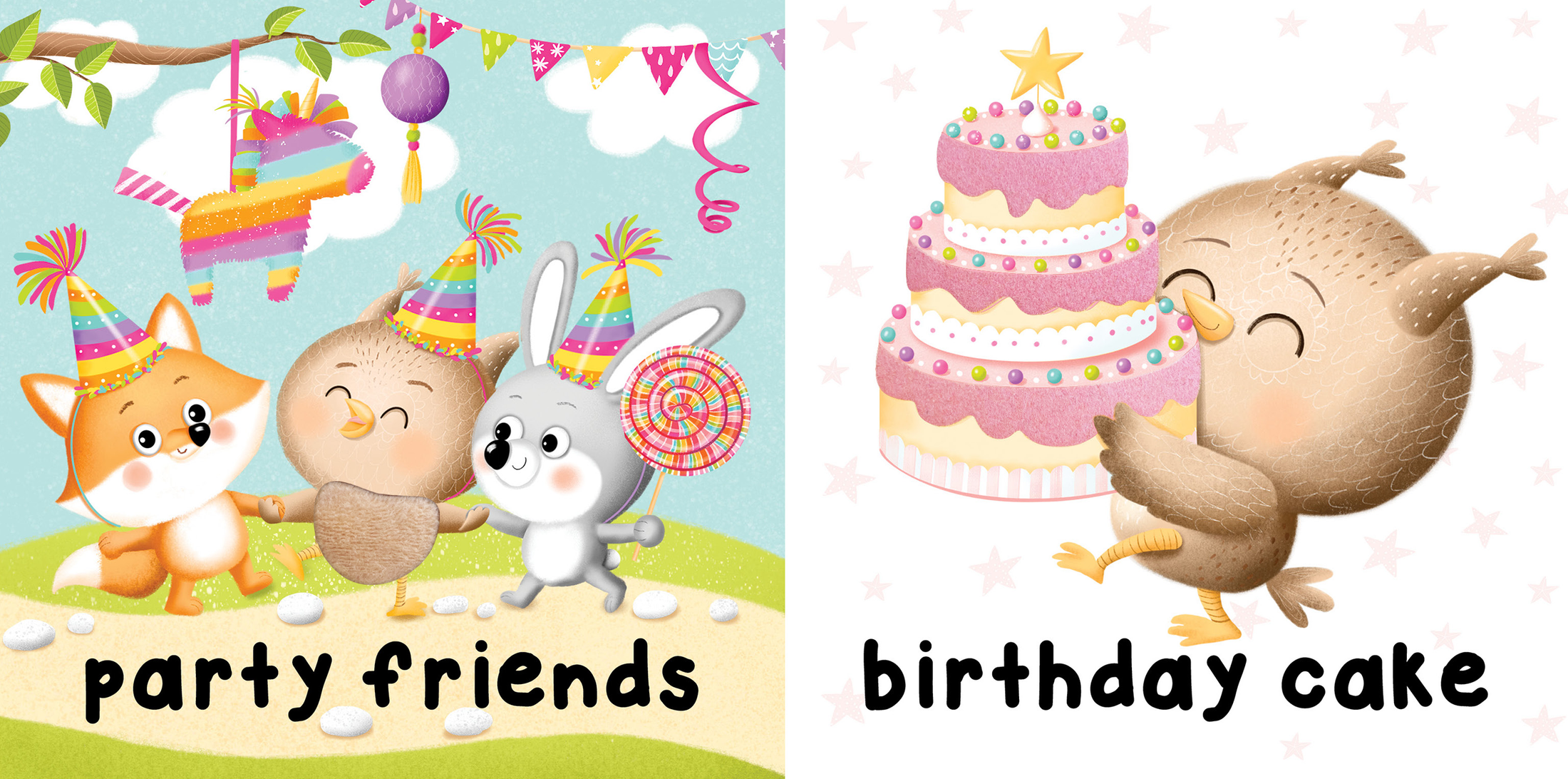 Board Book: Brilliant Birthday Baby - Children's Touch and Feel and Learn Sensory Book