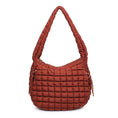 Load image into Gallery viewer, Tote: Revive - Quilted Puffer Nylon Hobo
