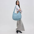 Load image into Gallery viewer, Tote: Revive - Quilted Puffer Nylon Hobo
