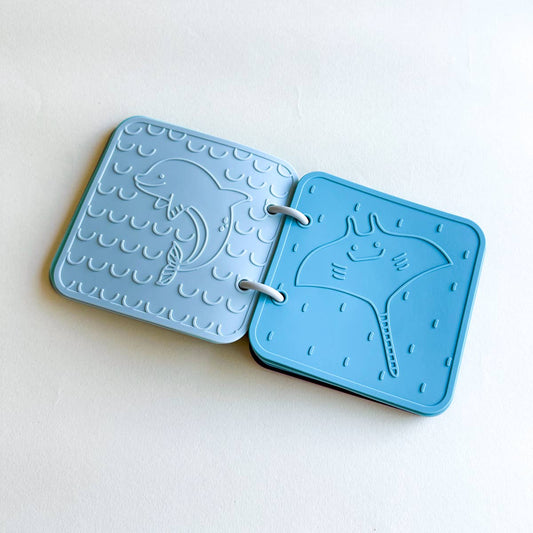 Silicone Baby Bath Sensory Book: Sea Animals