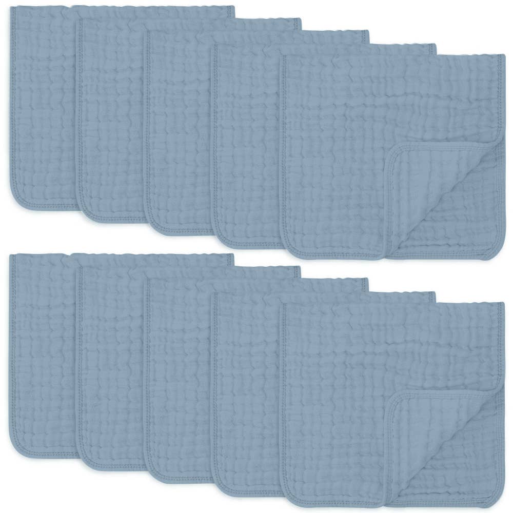 Muslin Burp Cloths: Pack of 6 (Lace)