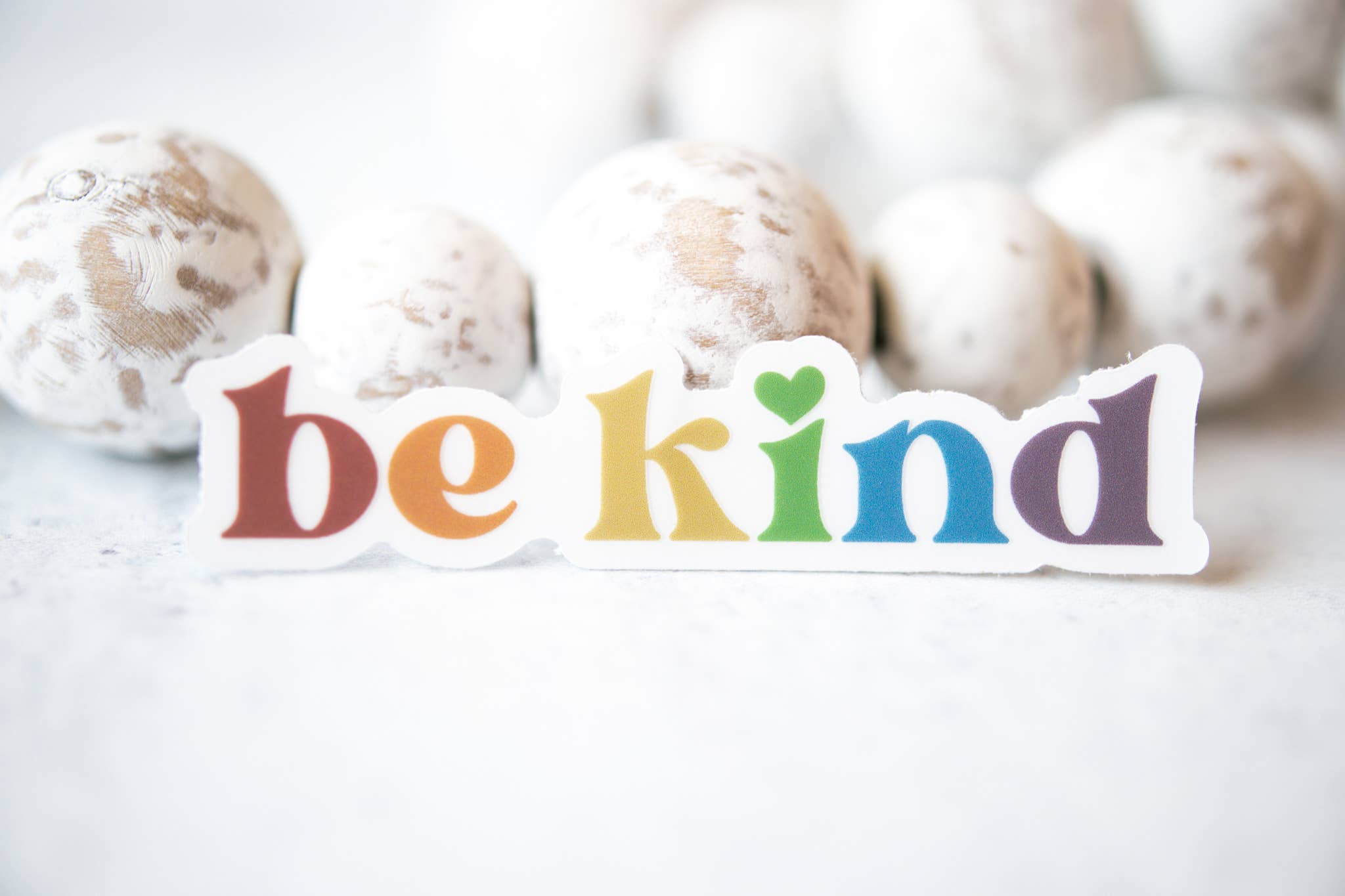 Sticker: Be Kind Clear Sticker, 3x3