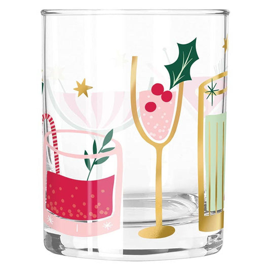Holiday Glass (Gold Foil) - Festive