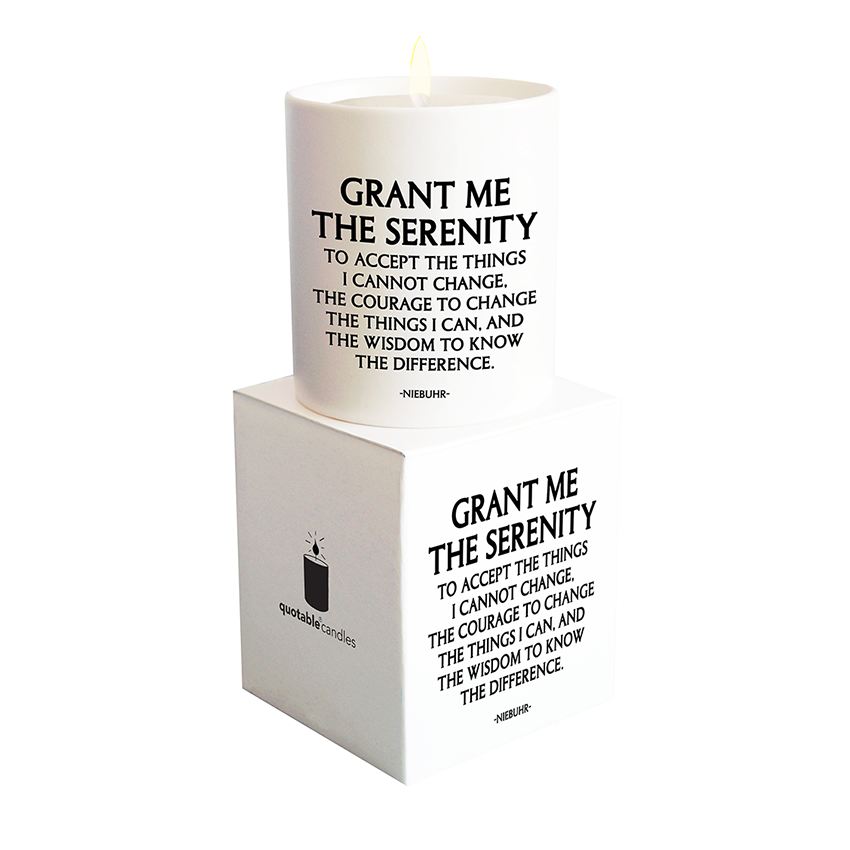 Candle: Grant Me The Serenity (Niebuhr)