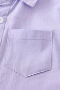 Load image into Gallery viewer, Boy Collared Shirt: Lavender
