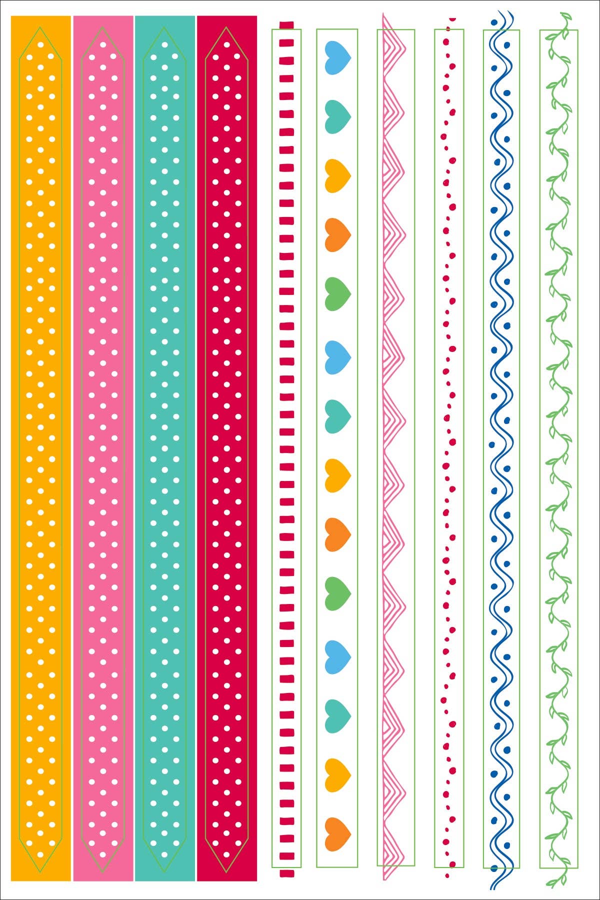 Stickers: Planner Essentials Borders & Frames