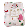 Load image into Gallery viewer, Blanket: Holiday Baking Spirits Bright Throw/Light Pink/Multi   50x60
