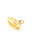 Load image into Gallery viewer, Charm: Gold Plated Brass with Engraved Football Charm
