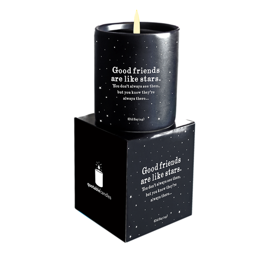 Candle: Good Friends Are Like Stars