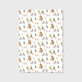 Load image into Gallery viewer, Gift Wrap: Woodland Animal Christmas Wrapping Paper- 3 sheet roll

