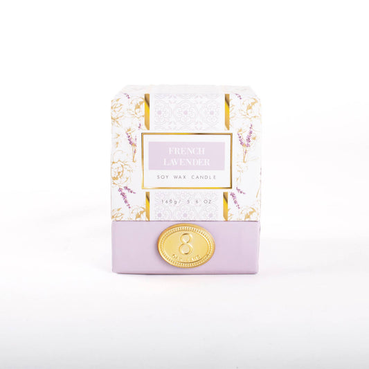 Candle: French Lavender 5.6oz Soy Wax