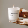 Load image into Gallery viewer, Candle: Lavender and Sage 11 oz Soy Candle
