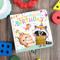 Load image into Gallery viewer, Board Book: Brilliant Birthday Baby - Children's Touch and Feel and Learn Sensory Book
