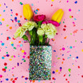 Load image into Gallery viewer, Confetti Acrylic Pen Cup
