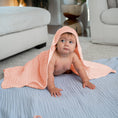 Load image into Gallery viewer, Hooded Baby Towels: Muslin Cotton - Larger for Better Coverage
