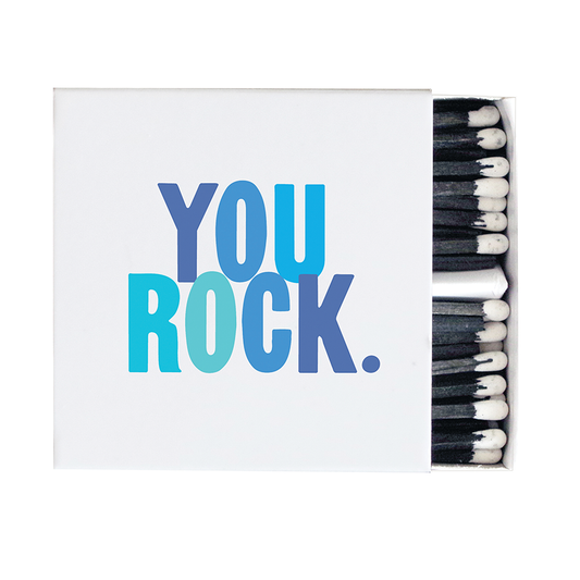 Matchbox: You Rock - White Background (Saying)