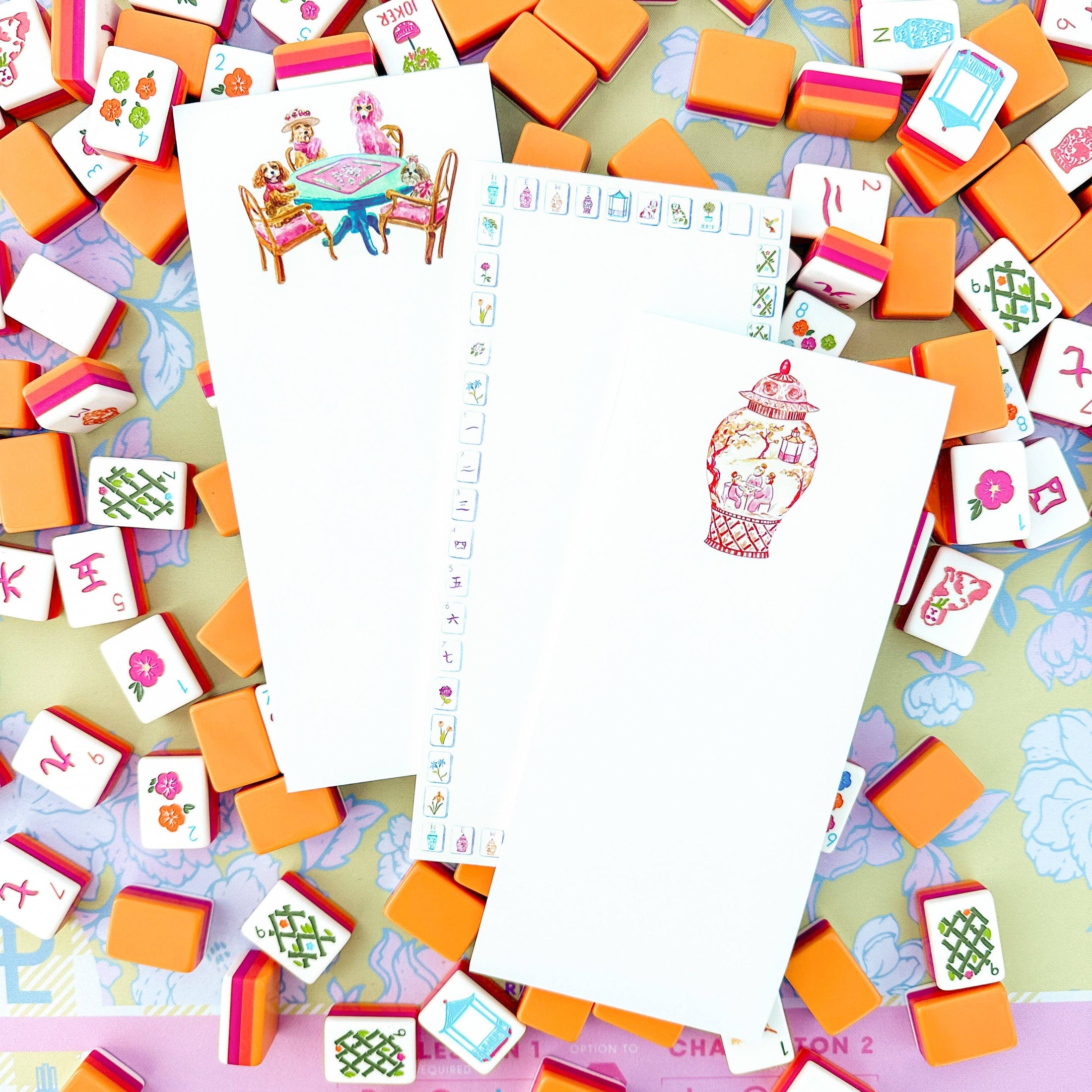 Mahjong: Sunset Tiles Border Listpad