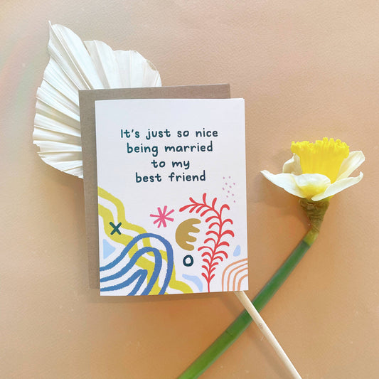 Card: Married Friend Greeting Card