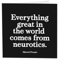 Load image into Gallery viewer, Card: Everything Neurotics (Marcel Proust)
