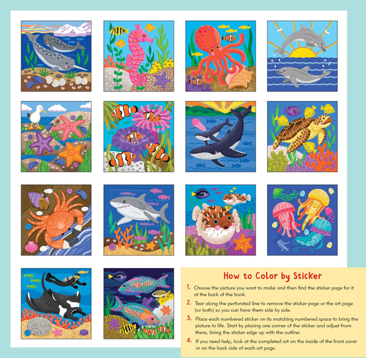 Activity Book: My First Color-By-Sticker Book - Under the Sea