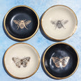 Load image into Gallery viewer, Trinket Tray: Gold Butterfly Ring Dish | Handmade Pottery
