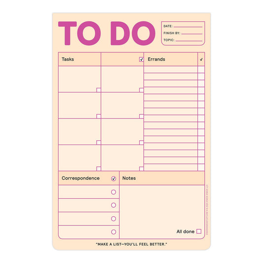 Planner: To Do Notepad (Pastel Orange)