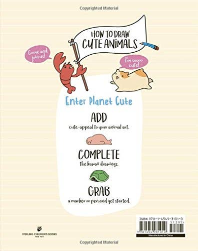 Activity Book: How to Draw Cute Animals by Angela Nguyen