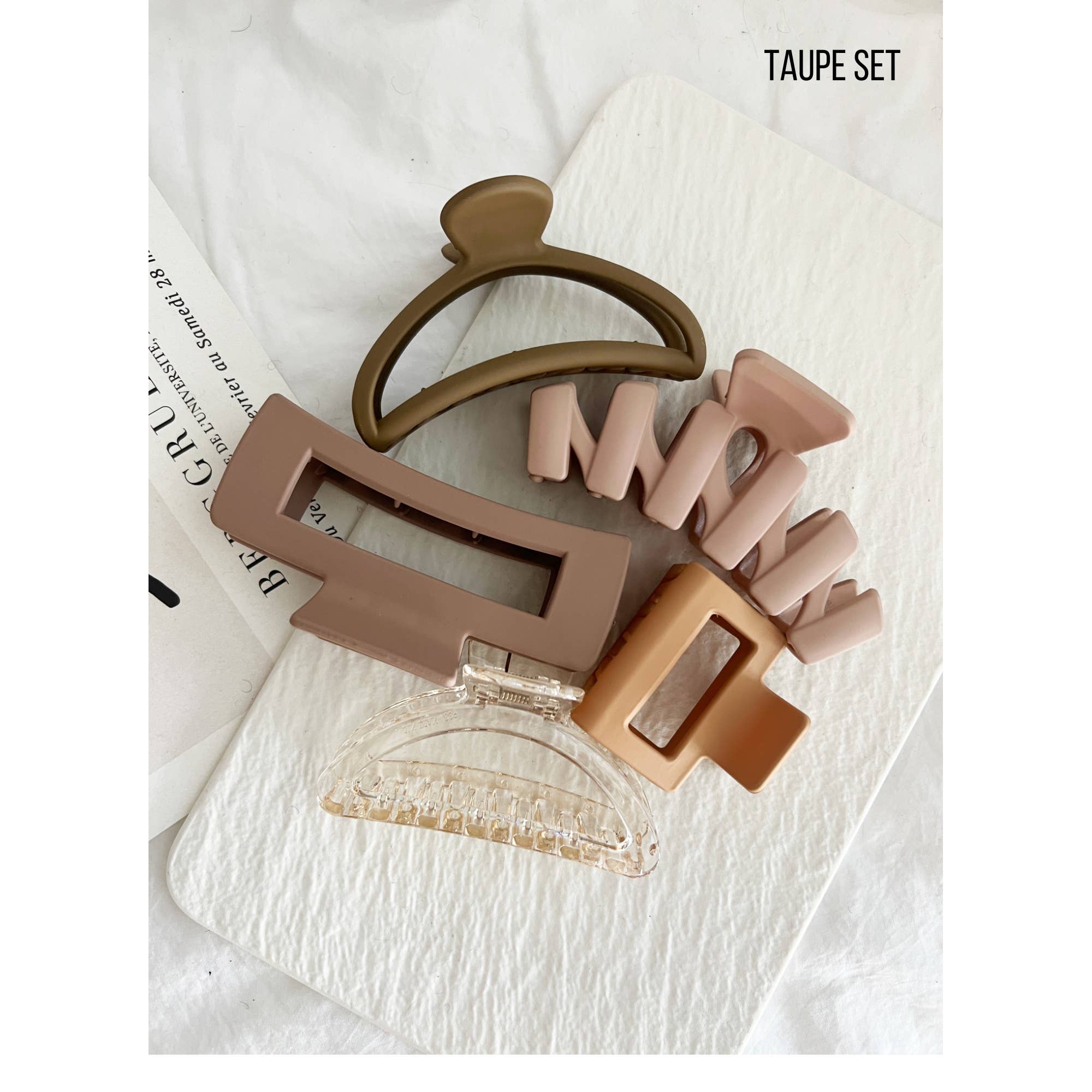 Claw Clips: MOCHA (5 PC)