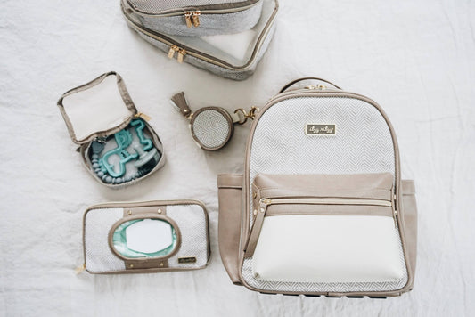 Travel Wipes Case: Vanilla Latte