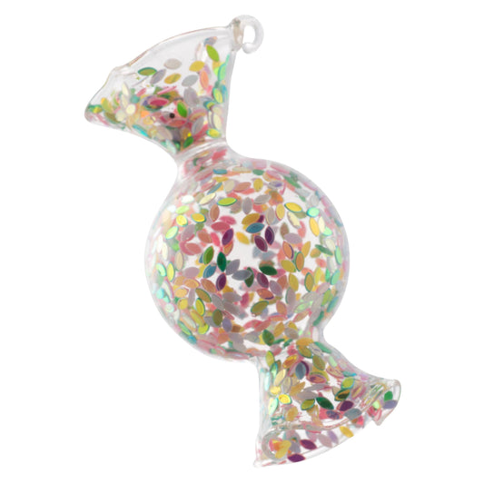 Ornament: Confetti Wrapped Candy Lemon Lime