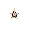 Load image into Gallery viewer, Charm: Star with CZ (Available in Multiple Colors)
