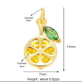 Load image into Gallery viewer, Lemon Charm For Charm Necklace & Bracelet
