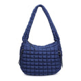 Load image into Gallery viewer, Tote: Revive - Quilted Puffer Nylon Hobo
